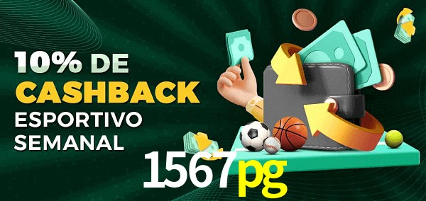 10% de bônus de cashback na 1567pg